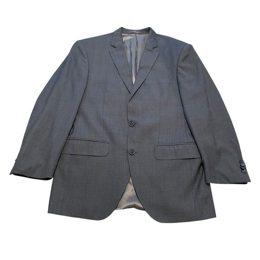 Men’s Peter Millar Suit Jacket Blazer Coat Canada Made Plaid 42R 100% Wool M